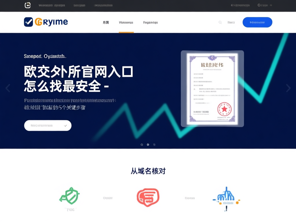 专业网站界面示例